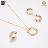نیم ست طلا اخوت (کد 4537)