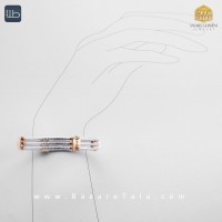 دستبند طلا طرح رولکس هارمونی (کد 3469)