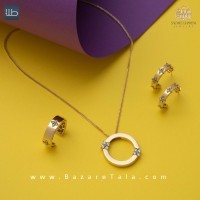 نیم ست طلا اخوت (کد 4537)
