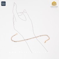 دستبند طلا گوی  (کد 3744)