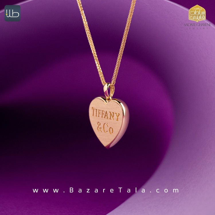 پلاک طلای تیفانی (کد 4373)