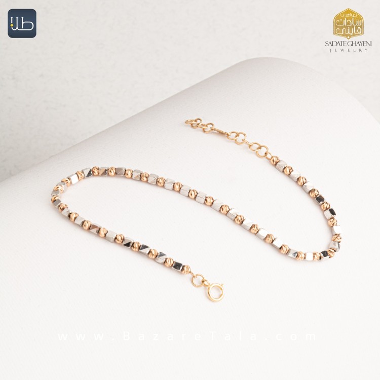 دستبند طلا گوی  (کد 3744)