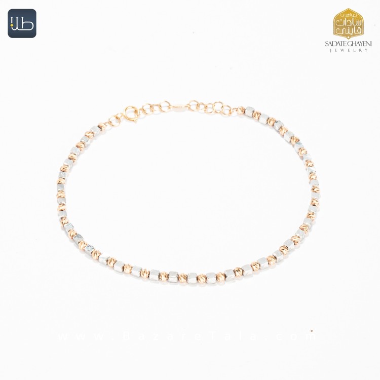 دستبند طلا گوی  (کد 3744)