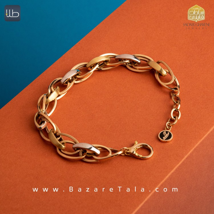 دستبند طلا یاسان اورواین  (کد 3789)
