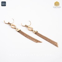 گوشواره طلا شال  (کد 3837)