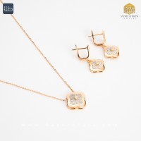 نیم ست طلا ون کلیف (کد 3977)