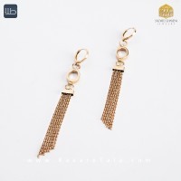 گوشواره طلا شال  (کد 3837)