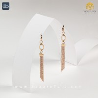 گوشواره طلا شال  (کد 3837)