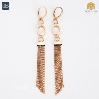 گوشواره طلا شال  (کد 3837)