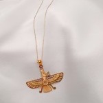 گردنبند طرح فروهر یکتاخواه (کد 5393)