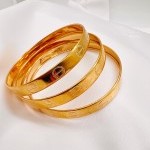 النگو طلا طرح کارتیر لاو یکتاخواه (کد 5389)