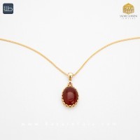 پلاک طلا عقیق (کد 3944)