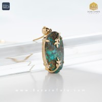 پلاک طلا فیروزه (کد 3943)