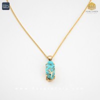 پلاک طلا فیروزه (کد 3941)