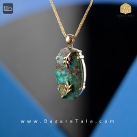 پلاک طلا فیروزه (کد 3943)