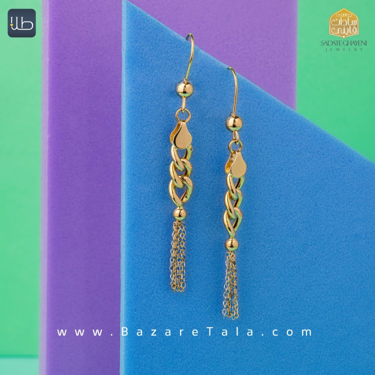 گوشواره طلا آریانا (کد 3865)
