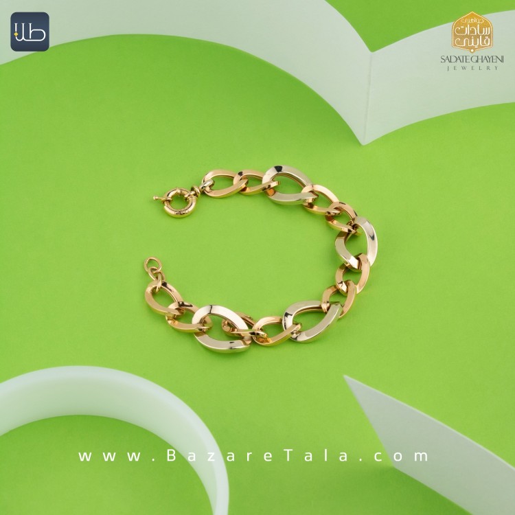 دستبند طلا YZ (کد 3793)