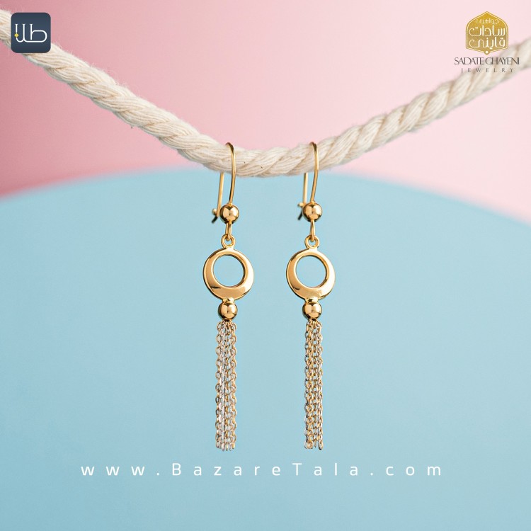 گوشواره طلا آریانا (کد 3862)