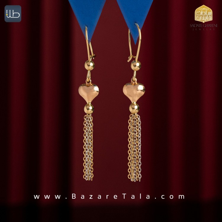 گوشواره طلا آریانا (کد 3864)