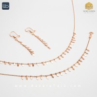 نیم ست طلا فانتزی (کد 3980)