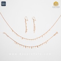 نیم ست طلا فانتزی (کد 3980)