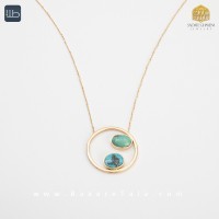 گردنبند طلا فیروزه (کد 3959)