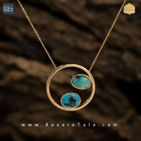 گردنبند طلا فیروزه (کد 3959)