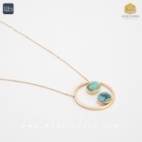 گردنبند طلا فیروزه (کد 3959)