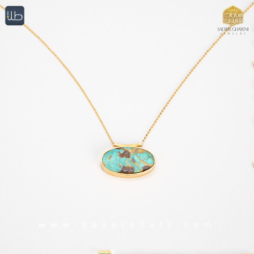 گردنبند طلا فیروزه