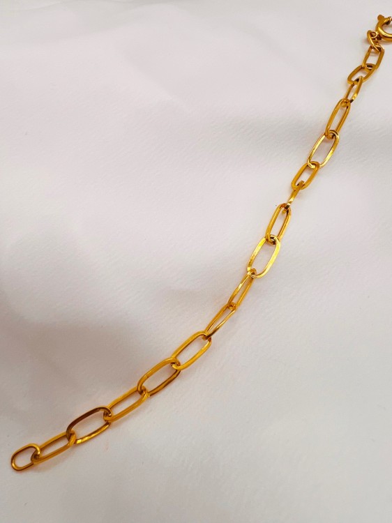 دستبند طلا هندسی یکتاخواه (کد 5407)