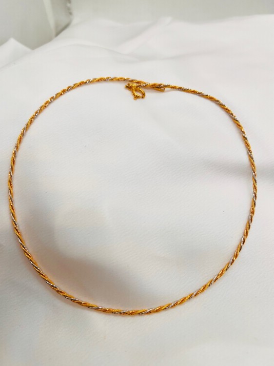 گردنبند چوکر طلا یکتاخواه (کد 5406)