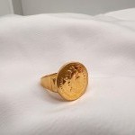 انگشتر طلا الیزبت یکتاخواه (کد 5430)