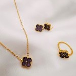 نیم ست طلا ونکلیف یکتاخواه (کد 5446)