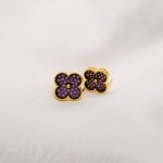 گوشواره طلا ونکلیف یکتاخواه (کد 5436)