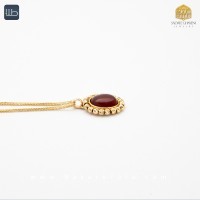 پلاک طلا عقیق (کد 3952)