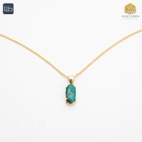 پلاک طلا فیروزه (کد 3945)