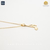 گردنبند طلا طرح دولا چنگ موریس (کد 4017)