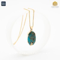 پلاک طلا فیروزه (کد 3947)