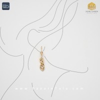 گوشواره طلا آویز درسا (کد 3871)