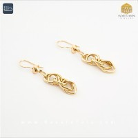 گوشواره طلا آویز درسا (کد 3871)