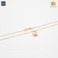 گردنبند طلا طرح کیتی (کد 3968)