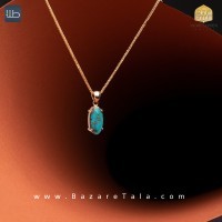 پلاک طلا فیروزه (کد 3945)