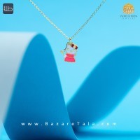 گردنبند طلا طرح کیتی (کد 3968)