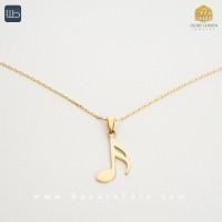 گردنبند طلا طرح دولا چنگ موریس (کد 4017)