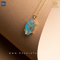 پلاک طلا فیروزه (کد 3947)