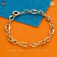 دستبند طلای هالویی (کد 4037)