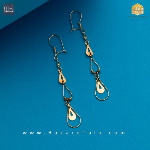 گوشواره طلا آویزی (کد 3869)