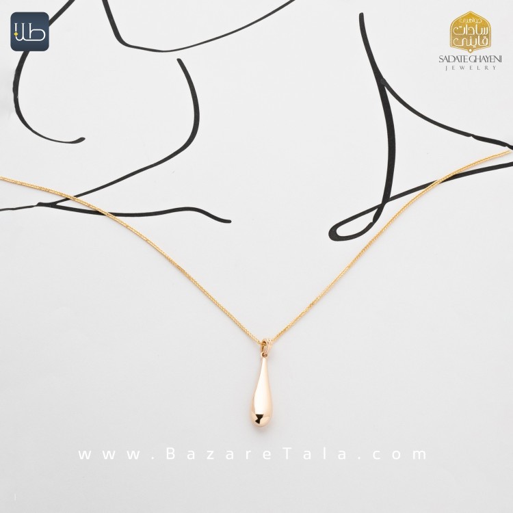 نیم ست طلا بنی آکوا هندسی (کد 4465)