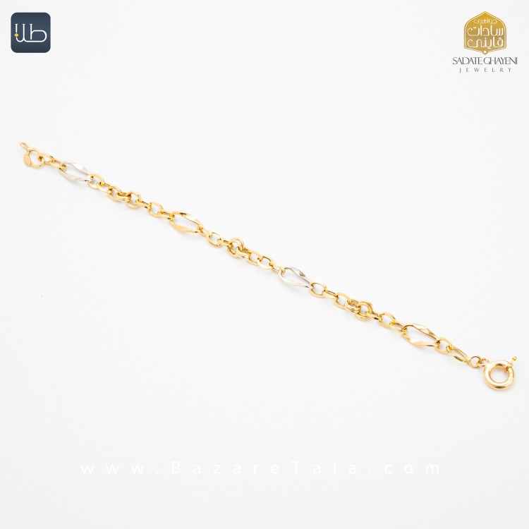 دستبند طلای هالویی (کد 4037)