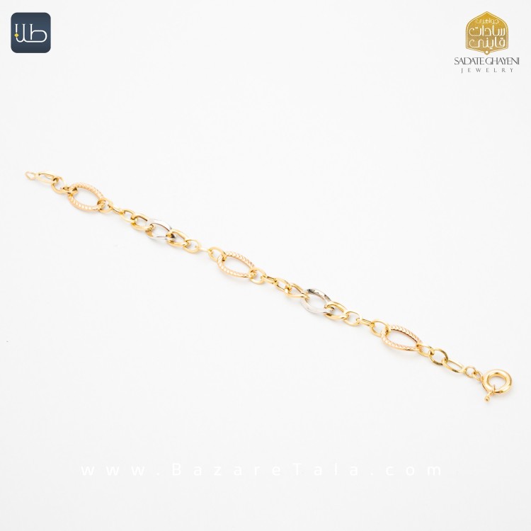 دستبند طلای هالویی (کد 4038)